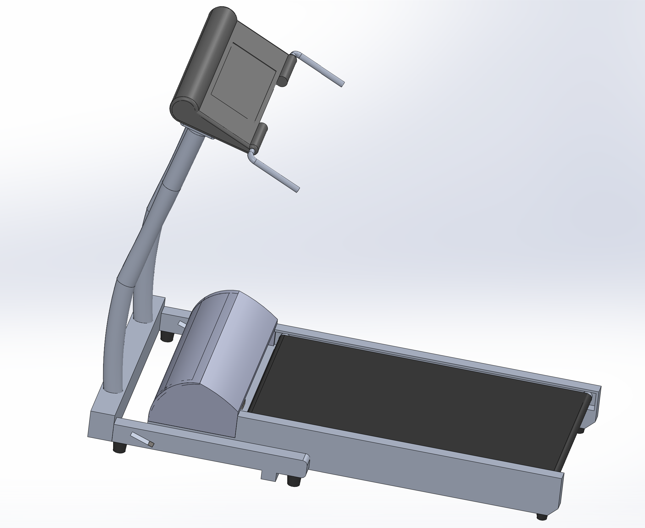 Treadmill CAD assembly